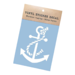 Anchor Vinyl Decal in packaging with brown label displayed on white background.